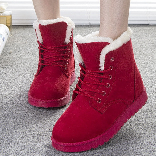 Women Boots Fashion Snow Shoes Women Winter Boots Warm Fur Ankle Boots For Women Winter Shoes - CelebritystyleFashion.com.au online clothing shop australia