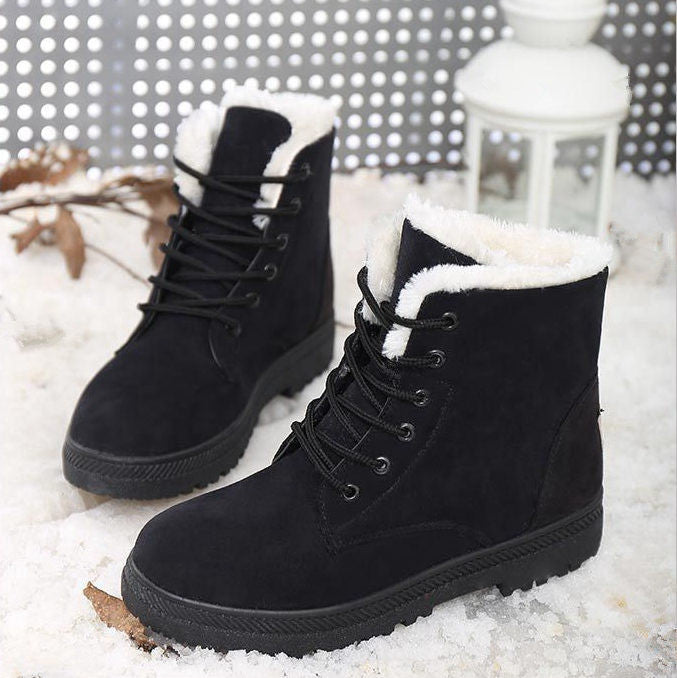 Women Boots Fashion Snow Shoes Women Winter Boots Warm Fur Ankle Boots For Women Winter Shoes - CelebritystyleFashion.com.au online clothing shop australia