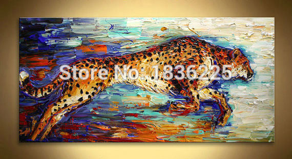 High Skills Artist 100%Hand-painted Abstract Bull Oil Painting On Canvas Handmade Bull Painting For Office Decoration Unframed-Dollar Bargains Online Shopping Australia