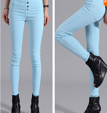 women Pencil Pants High Waisted push up Slim Stretch casual pants female fashion sexy capris Leggings skinny Trousers - CelebritystyleFashion.com.au online clothing shop australia