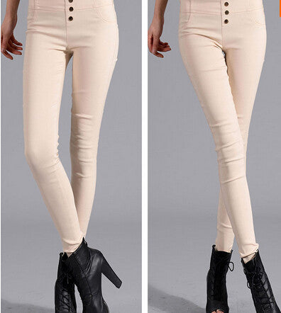 women Pencil Pants High Waisted push up Slim Stretch casual pants female fashion sexy capris Leggings skinny Trousers - CelebritystyleFashion.com.au online clothing shop australia