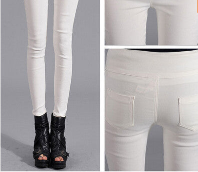 women Pencil Pants High Waisted push up Slim Stretch casual pants female fashion sexy capris Leggings skinny Trousers - CelebritystyleFashion.com.au online clothing shop australia