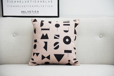 elk pattern Cushions Home Decor alphabet Chair Cushion Nordic style geometric Cushions For Sofas-Dollar Bargains Online Shopping Australia