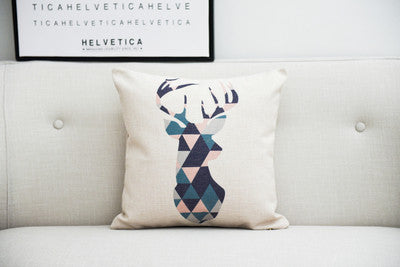 elk pattern Cushions Home Decor alphabet Chair Cushion Nordic style geometric Cushions For Sofas-Dollar Bargains Online Shopping Australia