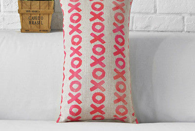 Creative watercolor Pink Love Pillow Red Cushion Couples gift Linen pillowcase sofa cushions home decorative Pillows-Dollar Bargains Online Shopping Australia