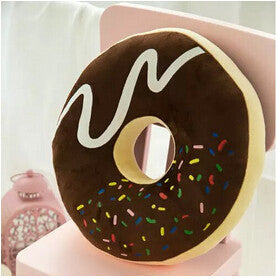 Chocolate donut thickening cushions Multi-purpose cushion pillow Single-hole beautiful saddle nap pillow chair cushion wp057#20-Dollar Bargains Online Shopping Australia