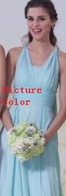 Convertible Style Sexy Chiffon Party Wedding Bridesmaid Dresses Floor Length Mint Dresses for Bridesmaids Vestido BMD94-Dollar Bargains Online Shopping Australia