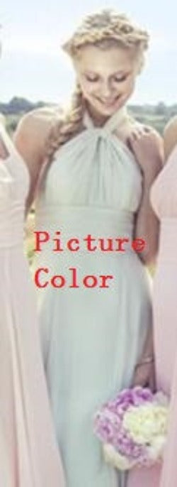 Convertible Style Sexy Chiffon Party Wedding Bridesmaid Dresses Floor Length Mint Dresses for Bridesmaids Vestido BMD94-Dollar Bargains Online Shopping Australia