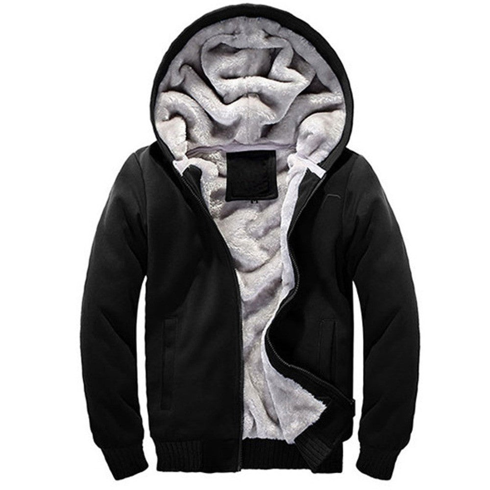 Brand Clothing Mens Hooded Hoodies Men Sweatshirt Fashion Hoody Thick Warm Hoodie Cotton Slim Male Coat Outerwear Plus Size - CelebritystyleFashion.com.au online clothing shop australia