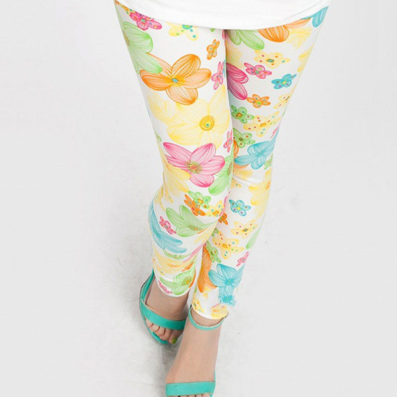 High Quality Girls Leggings Children Pants Print Flower Kids Girls Pants-Dollar Bargains Online Shopping Australia