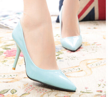 brand red bottom high heels patent leather women pumps pointed toe sexy ladies stiletto shoes woman plus size 34-39 - CelebritystyleFashion.com.au online clothing shop australia