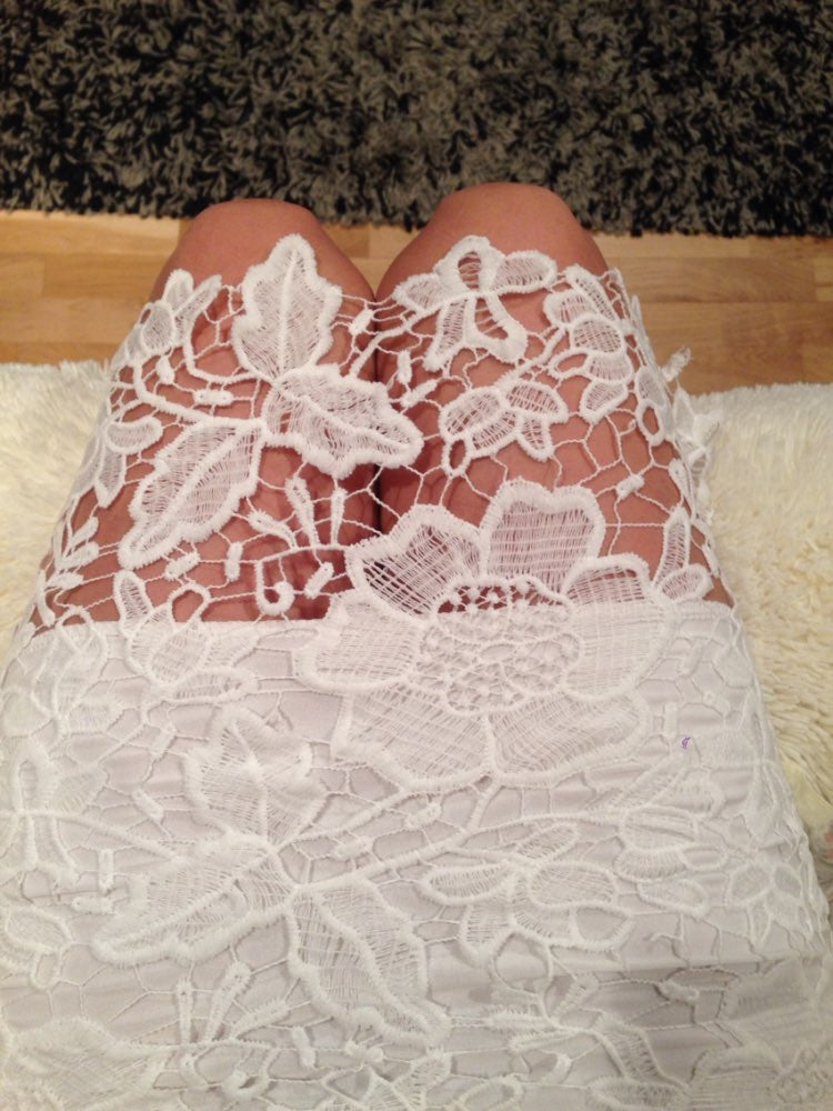 High Quality New Women Lace Skirt A-Line Hollow Out White Black SKirt Knee Length Plus SIze S-3XL Free Shipping - CelebritystyleFashion.com.au online clothing shop australia