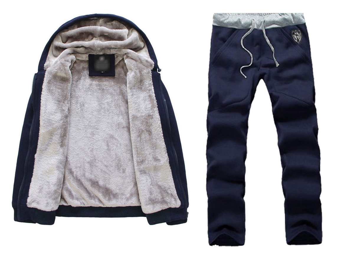 Hoody Svitshot Men's Sportswear Casual Suit Hoodies Men Hip Hop Zipper Streetwear Pants Street Sweatshirts Hoodie Tracksuit-Dollar Bargains Online Shopping Australia