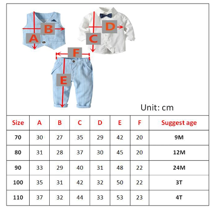 Kid Boy Clothes Gentleman Grey Vest + Long-Sleeved White Pink Shirt + Pants Four-Piece Suits Infant Children Outfits
