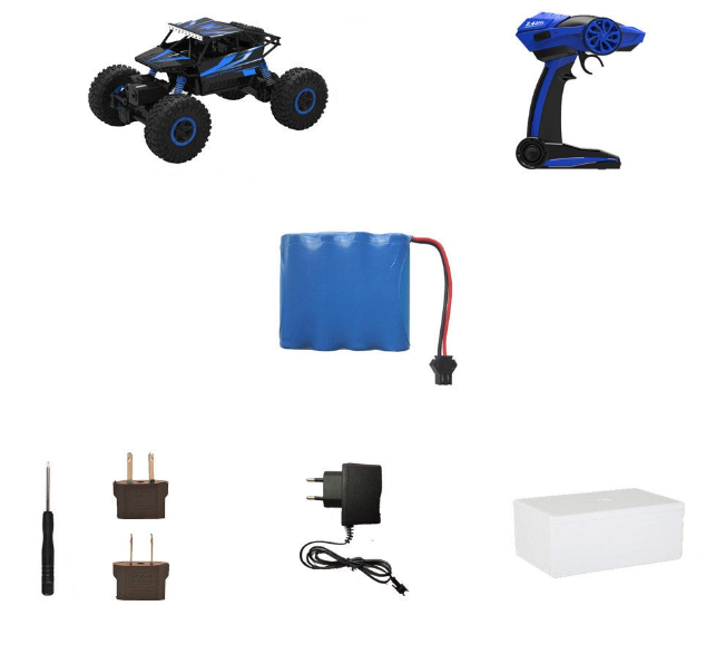 RC Car 2.4G 4CH 4WD Rock Crawlers 4x4 Driving Car Double Motors Drive Bigfoot Car Remote Control Car Model Off-Road Vehicle Toy-Dollar Bargains Online Shopping Australia