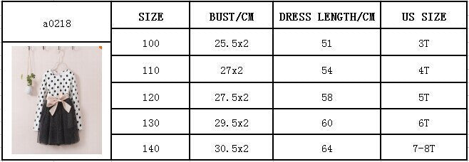Online discount shop Australia - Baby Dress For Girl Long Sleeve Bow Princess Girls School Dresses Polka Dot Toddler Girls Clothes Baby Clothing