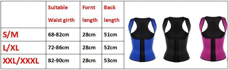 Shapers Stretch Neoprene Vest Slim Underwear waist trainer corset vest Waist Trainer