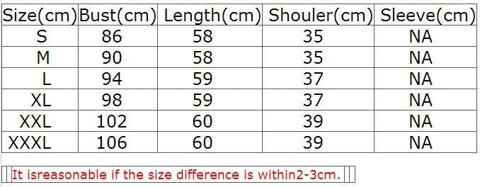 T-shirts style Casual Fashion sexy Women Plus Size Solid Color Sleeveless Letter women's Vest