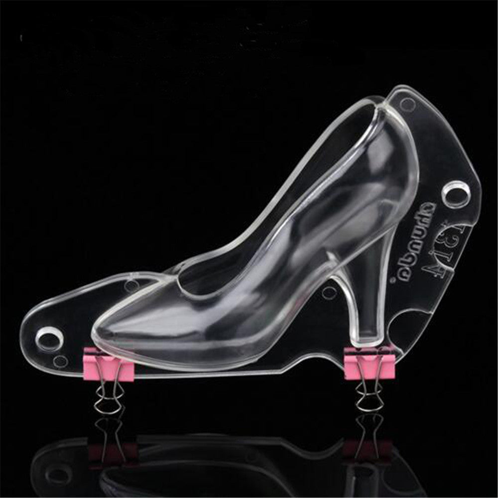 Online discount shop Australia - High Heel Shoe Polycarbonate Chocolate Confectionery Mold Candy Mould 3D Kitchen DIY Baking Tool Accessories