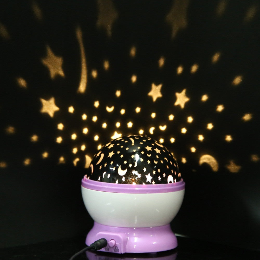 Romantic Decoration Sleep Light Rotation Star Sky Projector Luminous Lamp for Kids Halloween Christmas Birthday Gift