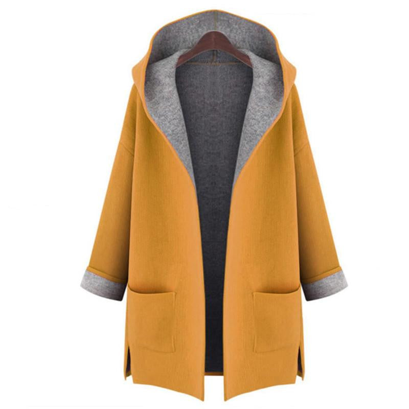 Woman's Dust Coat Ladies Cardigan all-match Fashion Coat Female trench coat woollen