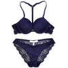 Online discount shop Australia - BS01 Women Push Up Bra Sets Deep V Sexy Lace Bra Panty Set Type Underwear Lingerie Sets