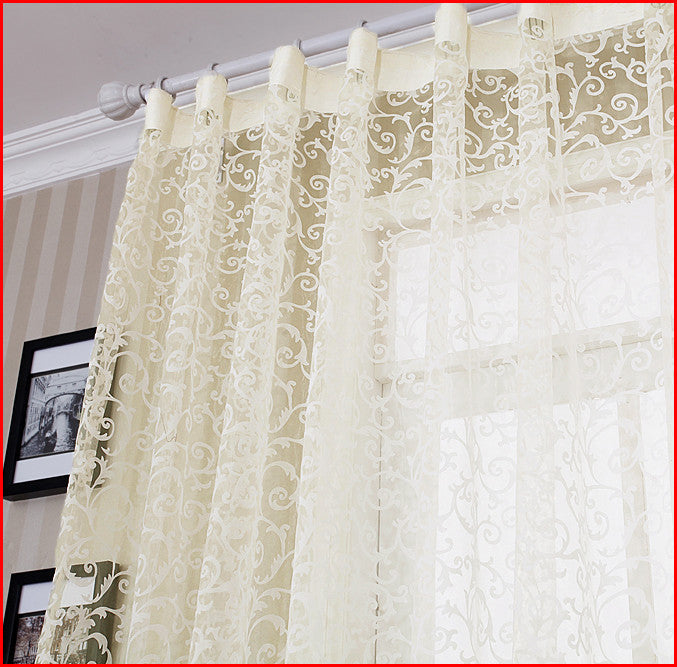 Online discount shop Australia - Fashion curtain quality finished product double faced flock printing screens small
