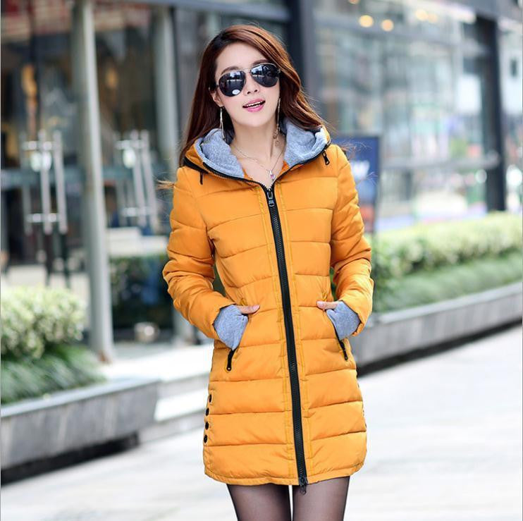 Slim Down Jacket Coat Cotton Down Jacket Sections Ladies Padded Jacket