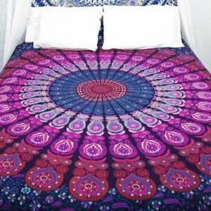 Tapestry Wall Hanging Multifunctional Tapestry Boho Printed Bedspread Cover Mat Blanket Picnic cloth