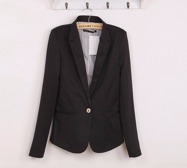 blazer women suit blazer foldable brand jacket made of cotton spandex with lining Vogue refresh blazers