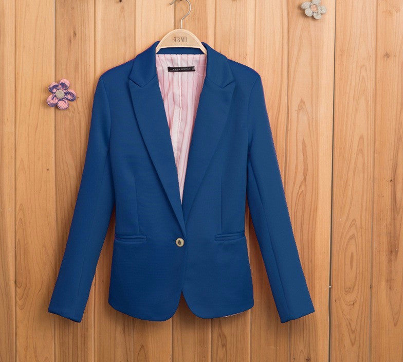 blazer women suit blazer foldable brand jacket made of cotton spandex with lining Vogue refresh blazers