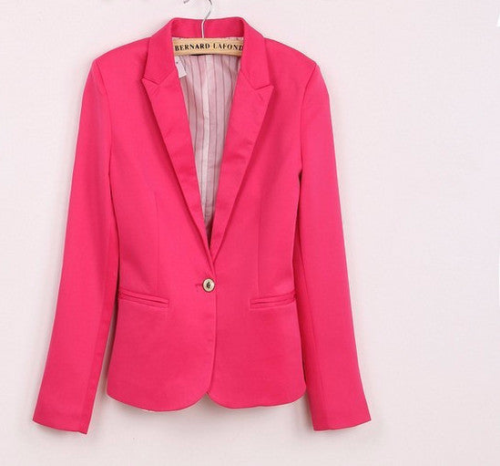 blazer women suit blazer foldable brand jacket made of cotton spandex with lining Vogue refresh blazers