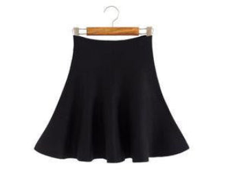 Online discount shop Australia - Female Solid Casual Knee-length Sun Pleated For Color Tutu Lady Skirt Winter Women Skirts None Natural A-line