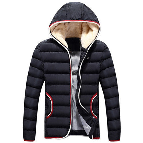 Jacket Men Brand High Down Cotton Men Clothes Fashion Warm Mens Jackets Coats Black Plus Size 4XL