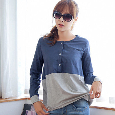 Online discount shop Australia - Long Sleeve Shirts Women Tops And Blouses New Fashion Vintage Clothes