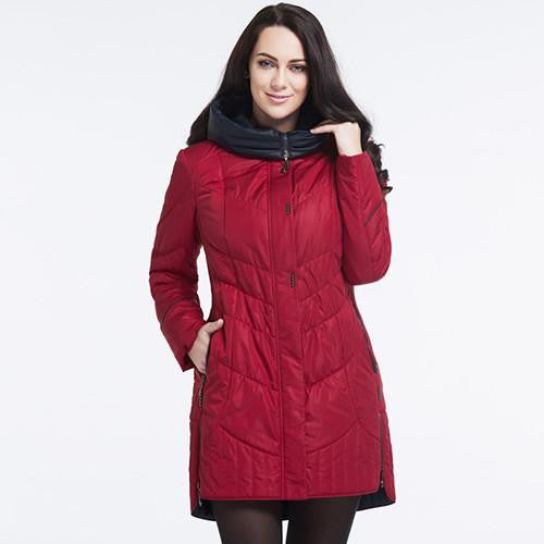 Women's jacket Casual Fashion Women Parka High- Female Hooded Coat Brand Parka Plus Size 5XL