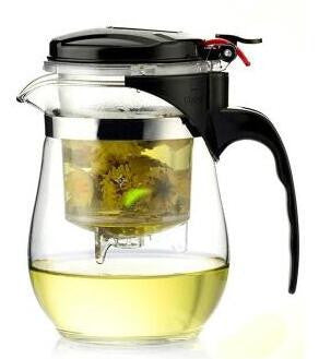 Online discount shop Australia - 500ml Heat Resistant Glass Tea Pot Flower Tea Set kettle Coffee Teapot Convenient Office Teaset 1pcs,kung fu set.
