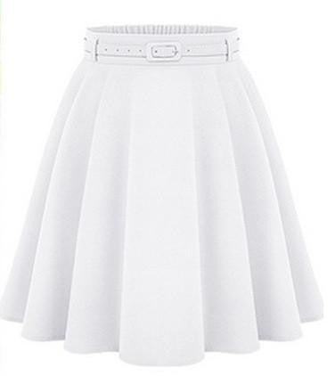 Women's Casual Medium Knee-length Skirts Retro Stylish Female High Waist Ball Gown Skirts Vintage Women Long Skirt