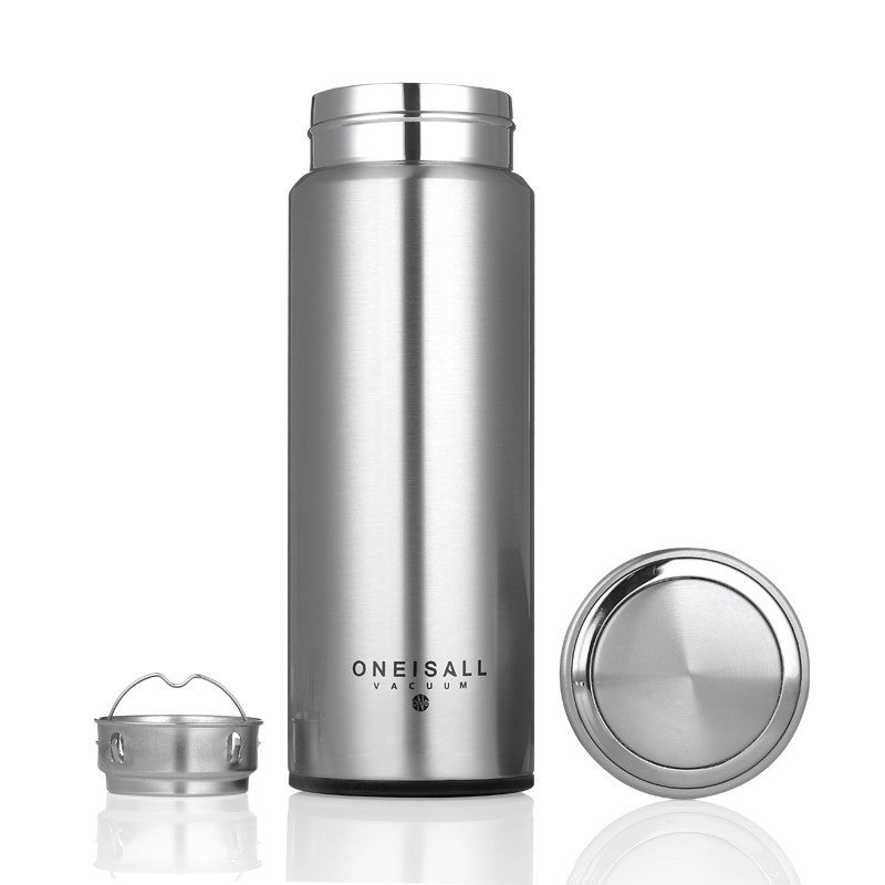 Online discount shop Australia - 450ML Thermos Cup 304 Stainless Steel Insulated Mug With Tea Infuser Thermo Mug Coffee Thermo Mugs Male Gift