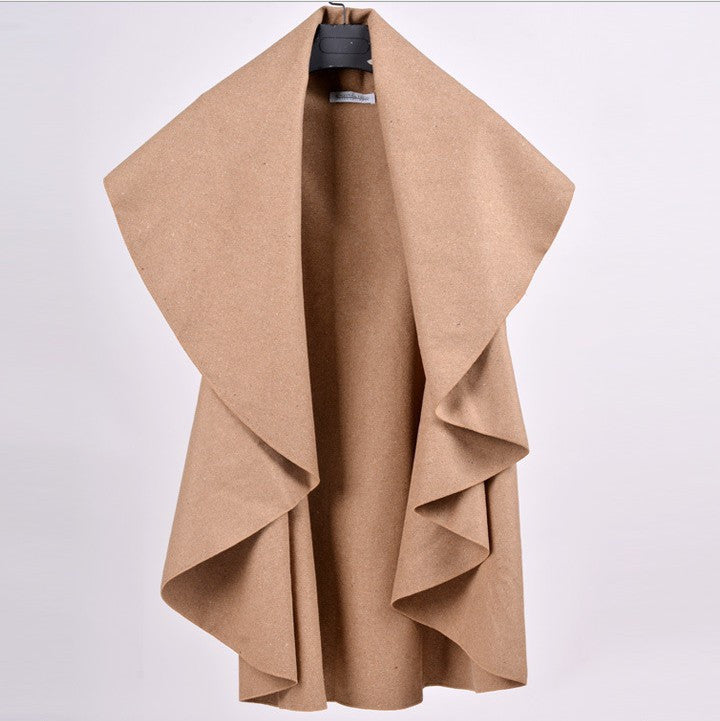 Women Vest Coat Colete Plus Size Loose Irregular Casual Female Coats Jackets Vest Coats 6 Colors