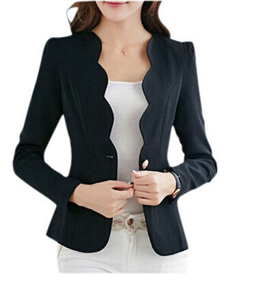 Online discount shop Australia - casual jackets women slim short design suit jackets office women coat clothing