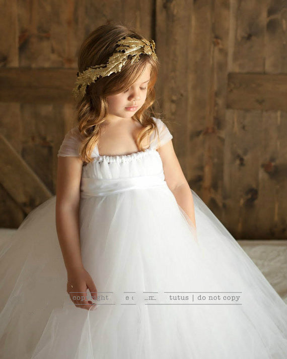 tutu tulle gray baby bridesmaid flower girl wedding dress fluffy ball gown USA birthday evening prom cloth party dress