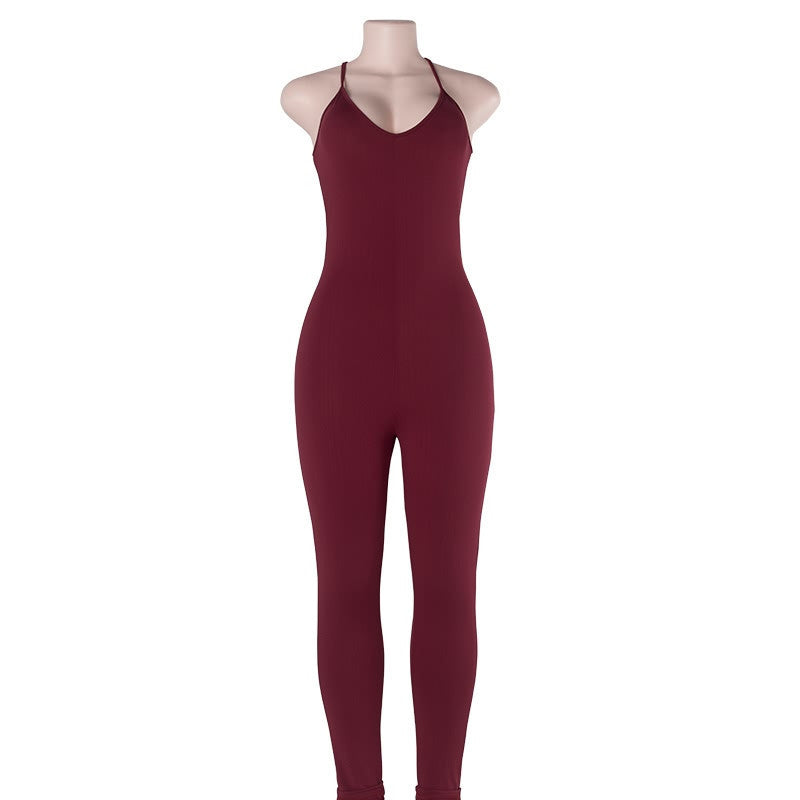 Online discount shop Australia - New Arrival Regular Casual Fashion V-Neck Sexy Rompers Womens Jumpsuit for Women 6 Colors Jumpsuit 7160