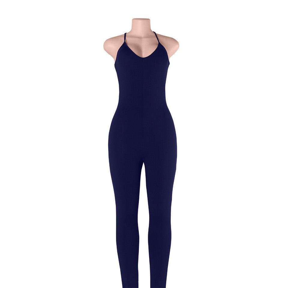 Online discount shop Australia - New Arrival Regular Casual Fashion V-Neck Sexy Rompers Womens Jumpsuit for Women 6 Colors Jumpsuit 7160