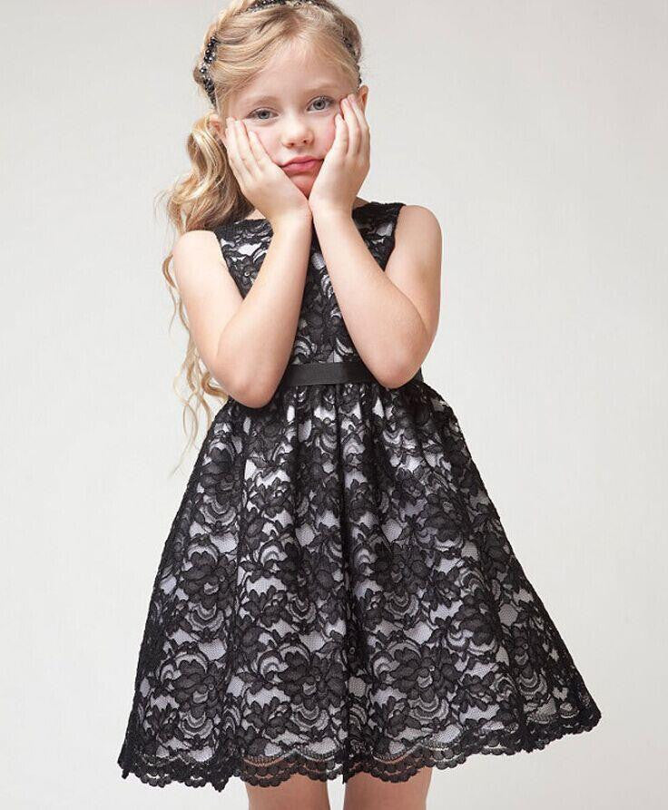 children clothes girls beautiful lace dress white baby girls dress teenager kids dress for age 2-12
