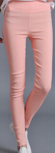 Online discount shop Australia - 7 Color New Fashion High Waist Sexy Women Leggings Plus Size S-3XL Candy Color Elastic Casual Slim Fitness Pencil Pants