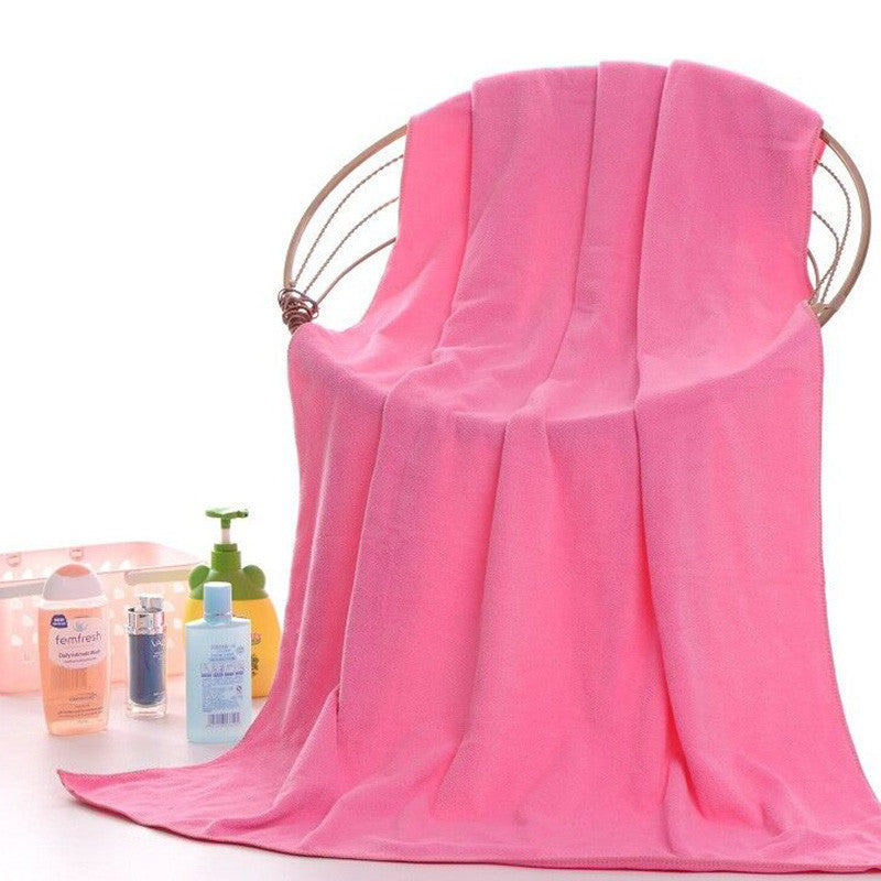 Online discount shop Australia - 140x70cm Supersoft Microfiber Beach Towel Microfibre Bath Towel Sports Towel Gym Fast Drying Cloth Extra Large B5