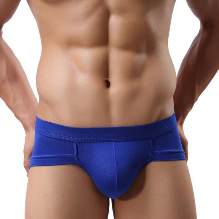 Trunks Underwear Men Men's Briefs Shorts Bulge Pouch soft Underpants Solid color