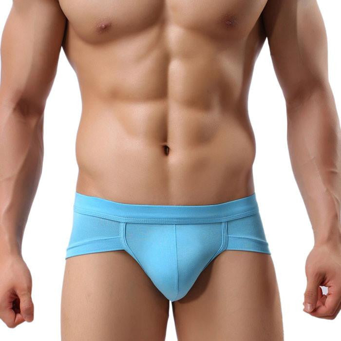 Trunks Underwear Men Men's Briefs Shorts Bulge Pouch soft Underpants Solid color