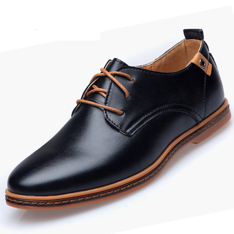 Online discount shop Australia - Big Size 48 Mens Shoes Casual Flats Shoes Men Black PU Leather Oxfords Shoes For Men Flats Zapatos Hombre